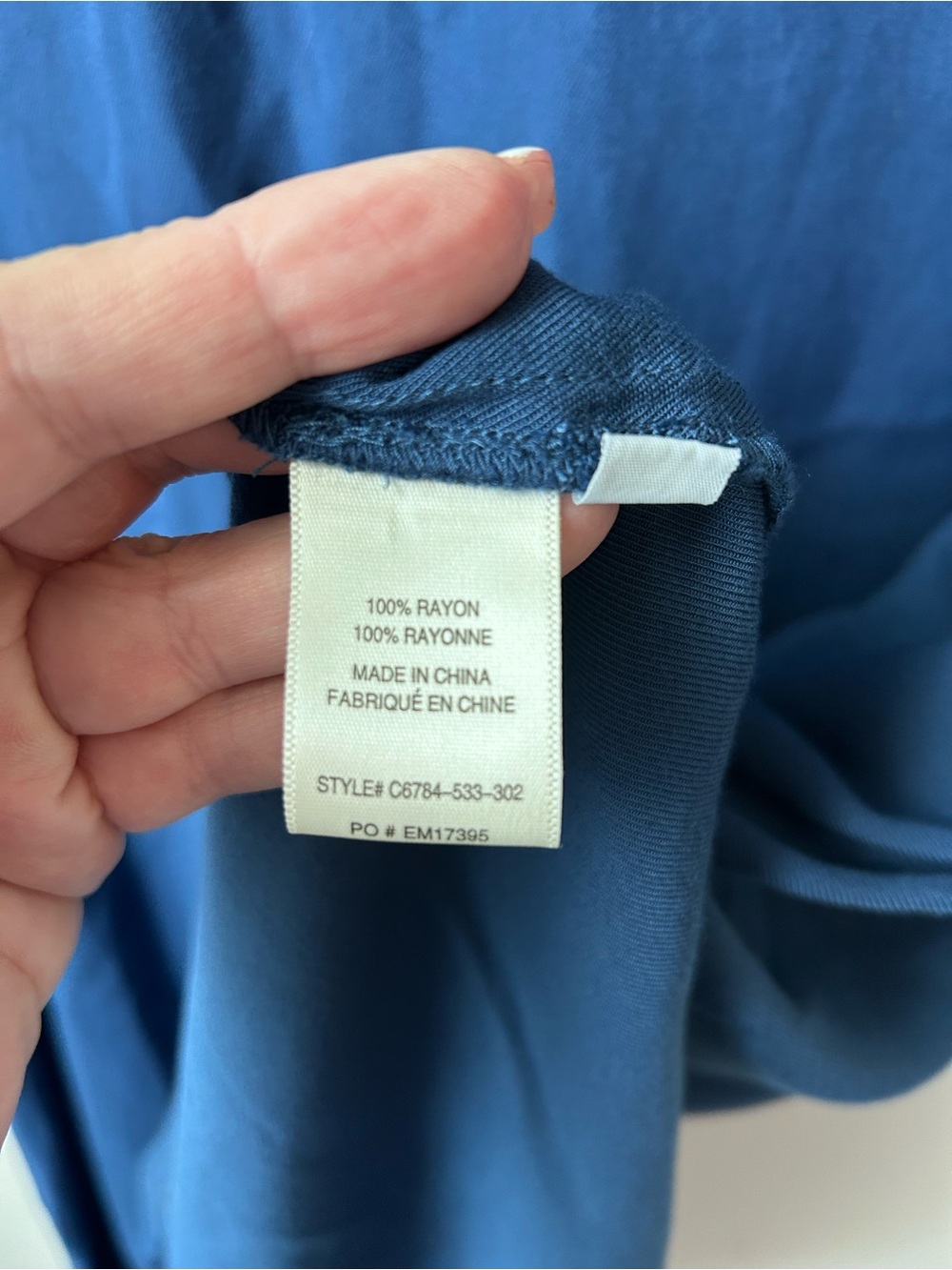 Anthropologie cloth & stone Navy V-Neck Crispin Mini Tunic Dress/T-Shirt Dress - Picture 6 of 7